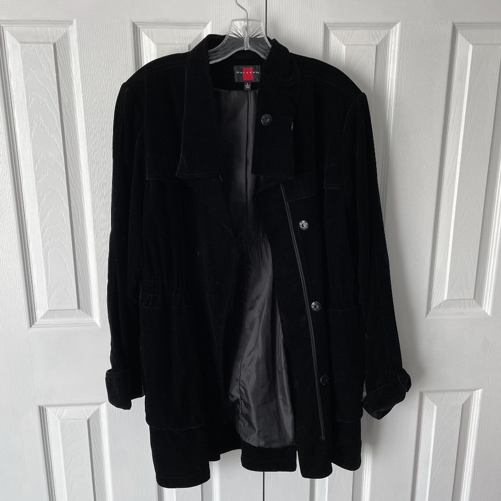 Black Velvet Coat